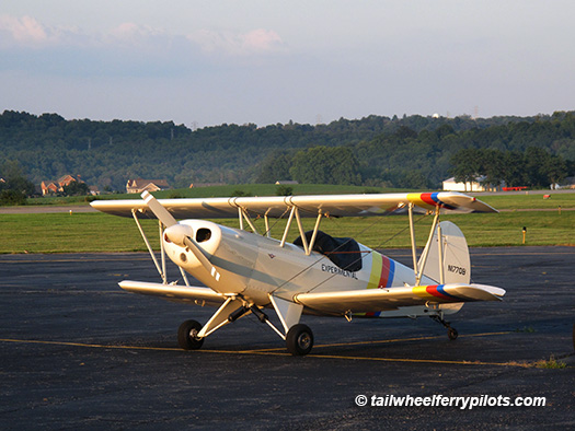 EAA Biplane, N1770 during gerry flight at the Washington County airport, Pennsylvania, AHLC2633